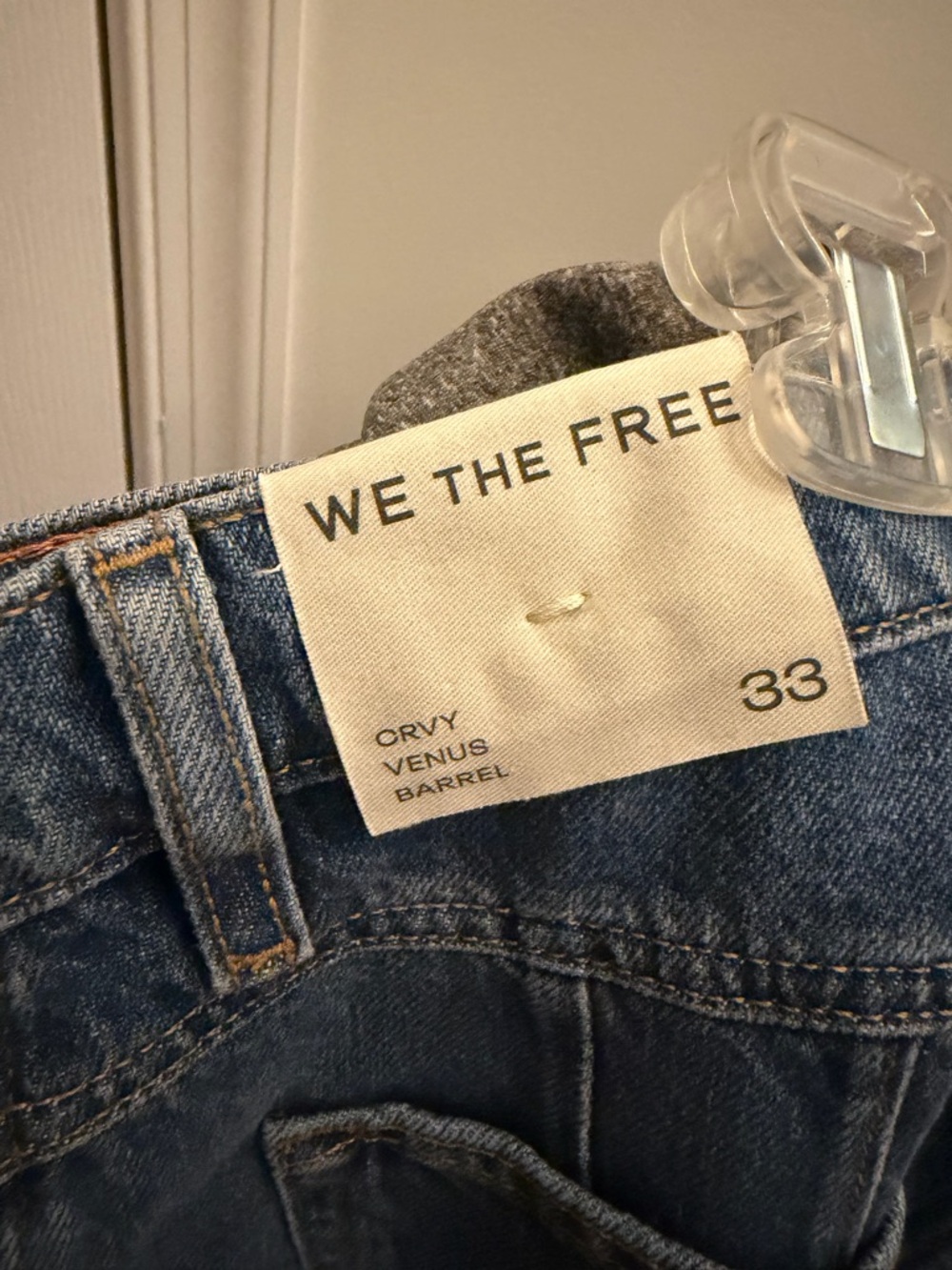 Free People We The Free CRVY Venus Barrel Jeans - Picture 7 of 7
